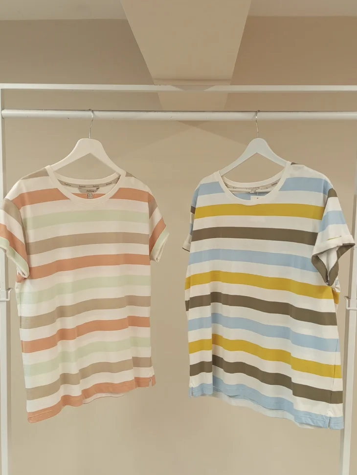 Barbour Çizgili T-shirt - Görsel 2