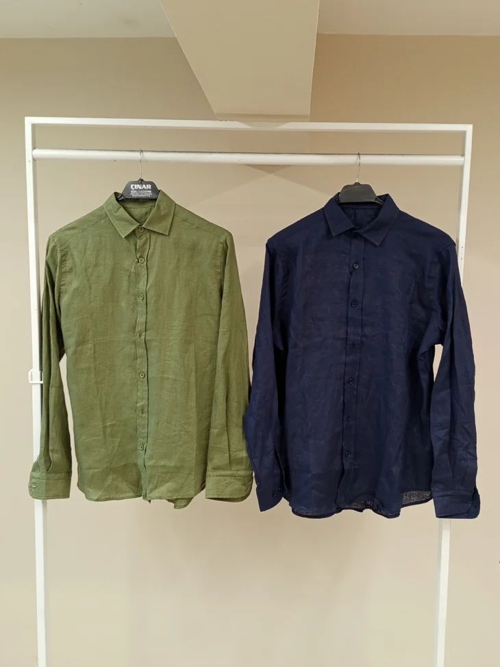 Massimo Dutti Keten Gömlek - Görsel 2